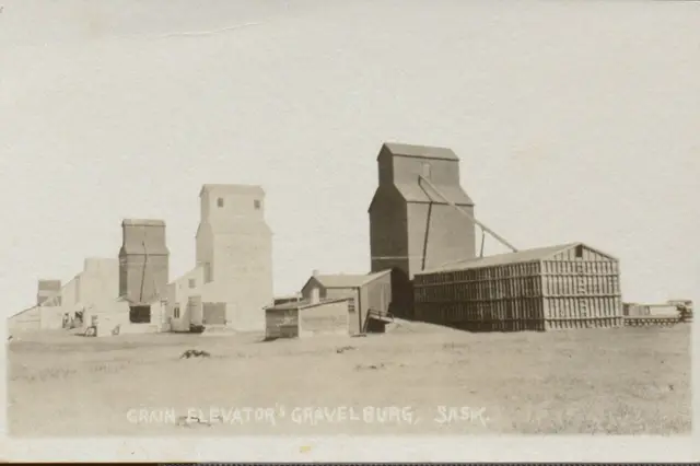 Grain elevators at Gravelbourg